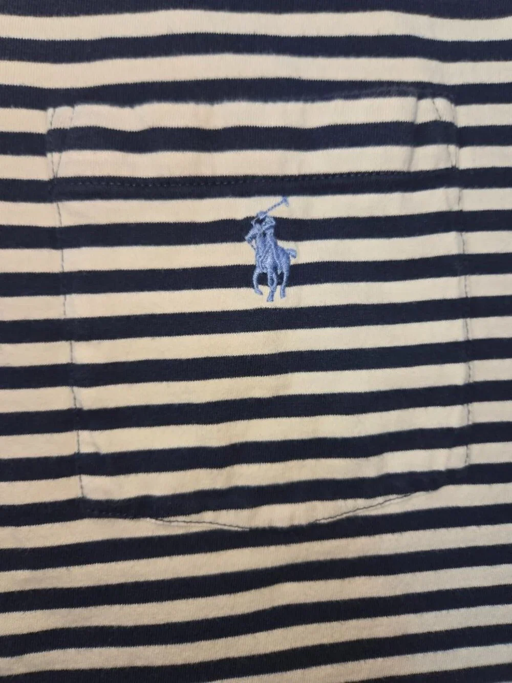 Polo Ralph Lauren Classic Fit Navy Striped Polo XL